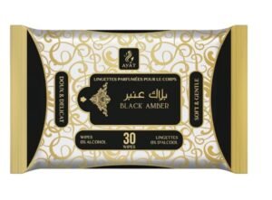 Lingettes Dubaï - Black Amber